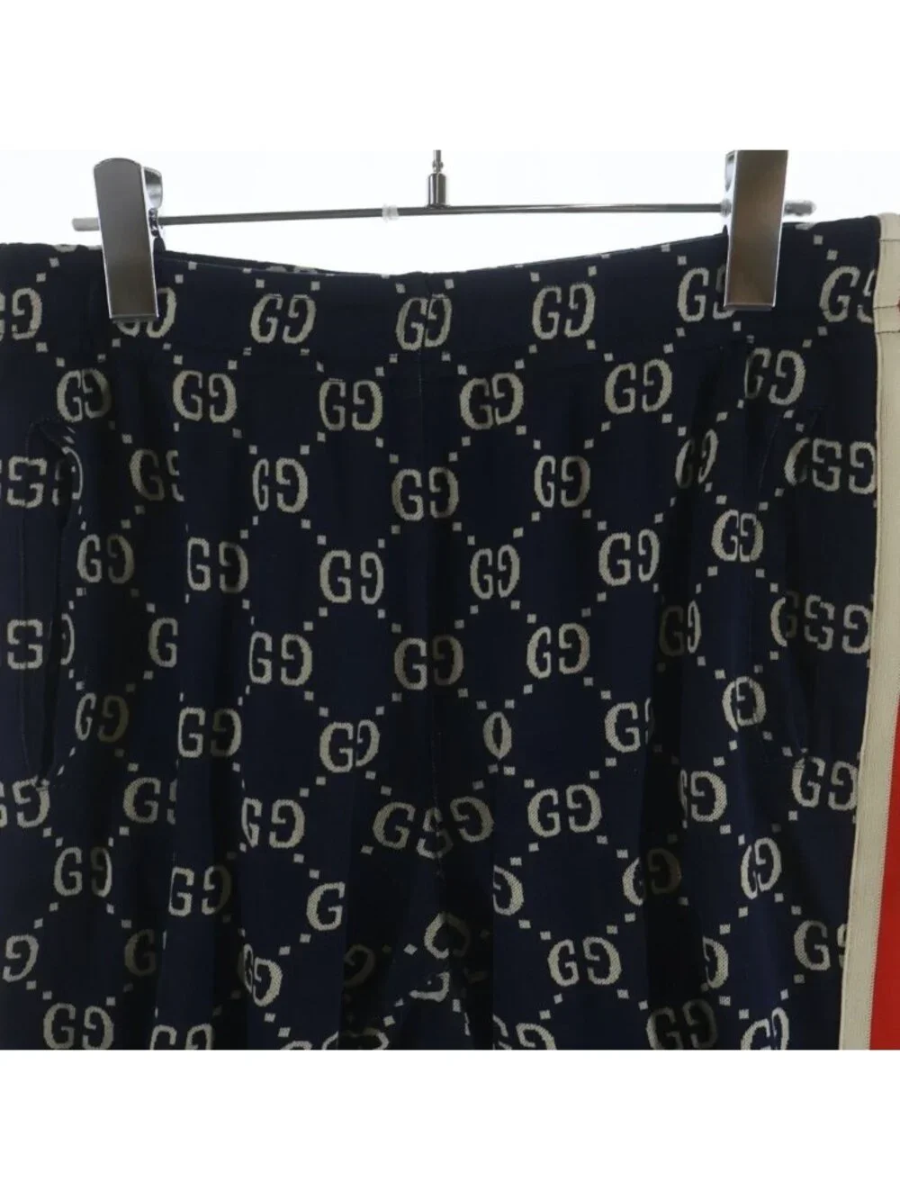 Gucci GG Jacquard Sweatshirt Pants All Over Pattern Navy